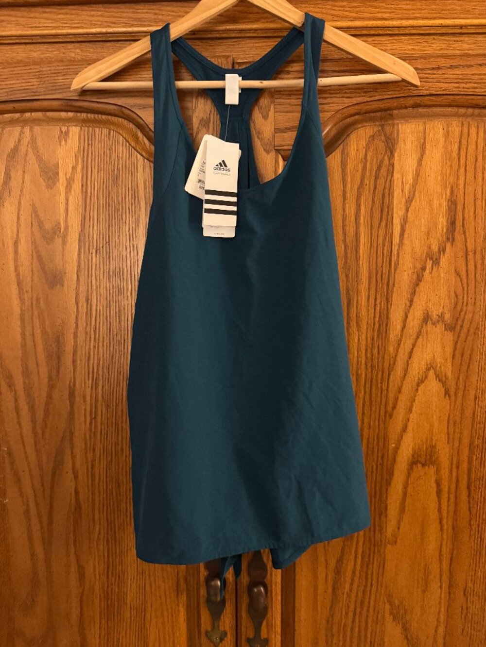 adidas Teal Racerback Tank Top
